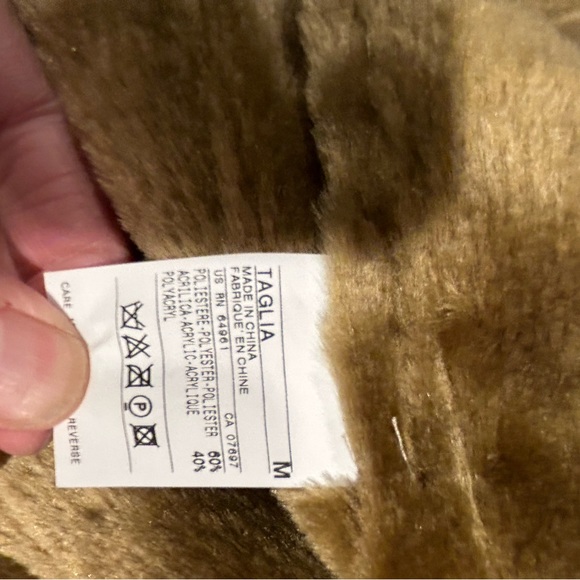 Beautiful Penny Lane embroidered Women’s Faux suede Benetton coat size Medium - Picture 6 of 6